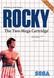 Box cover for Rocky on the Sega Master System.