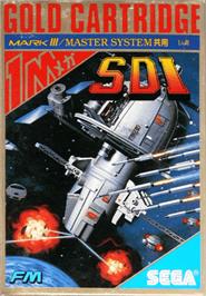 Box cover for SDI - Strategic Defense Initiative on the Sega Master System.