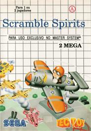 Box cover for Scramble Spirits on the Sega Master System.