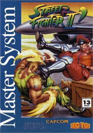 Box cover for Street Fighter II' - Champion Edition on the Sega Master System.