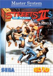 Box cover for Streets of Rage 2 on the Sega Master System.