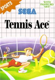Box cover for Tennis Ace on the Sega Master System.