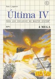 Box cover for Ultima IV: Quest of the Avatar on the Sega Master System.