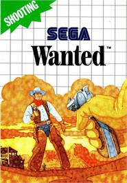 Box cover for Wanted on the Sega Master System.