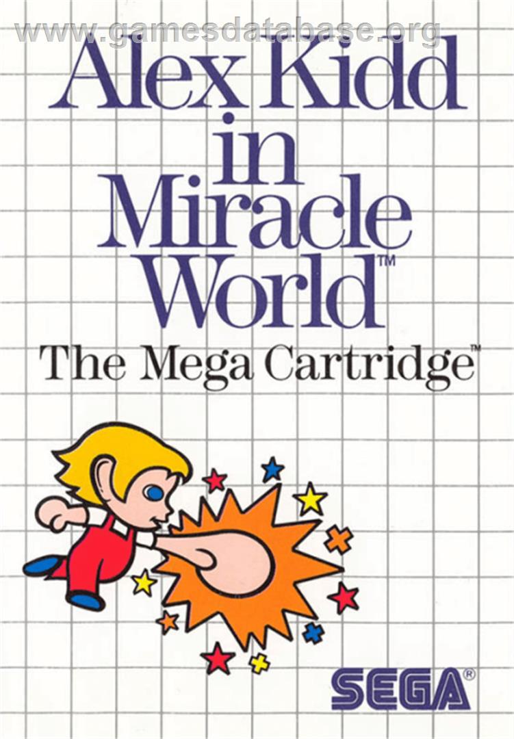 Alex Kidd in Miracle World - Sega Master System - Artwork - Box