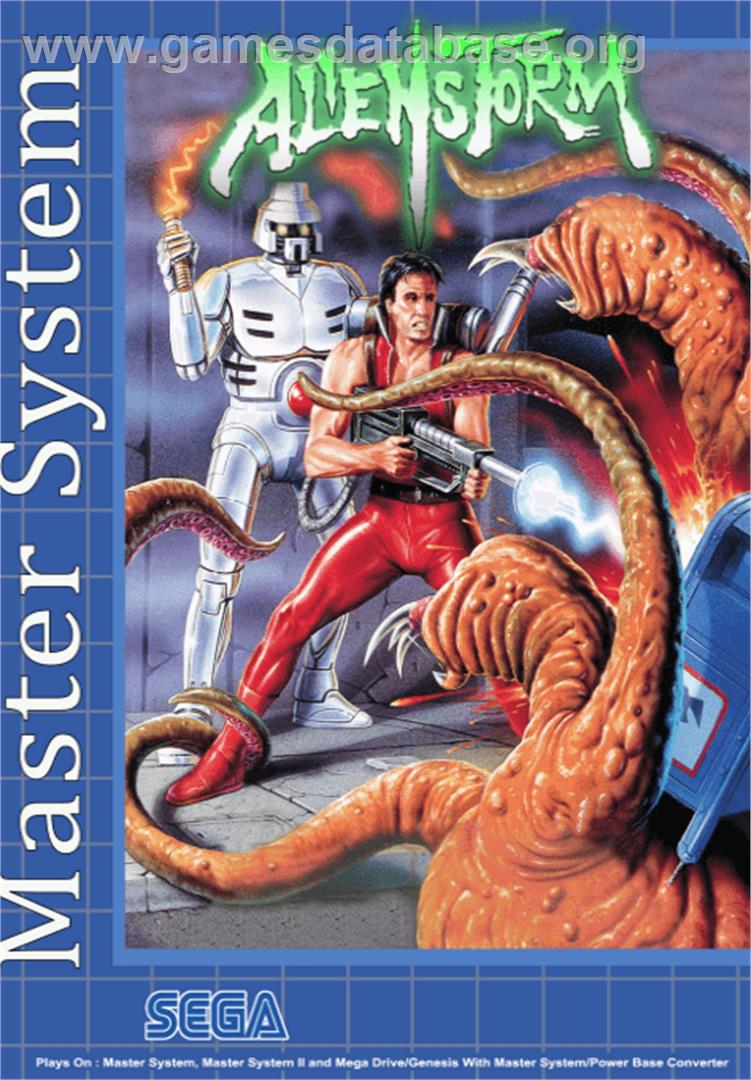 Alien Storm - Sega Master System - Artwork - Box