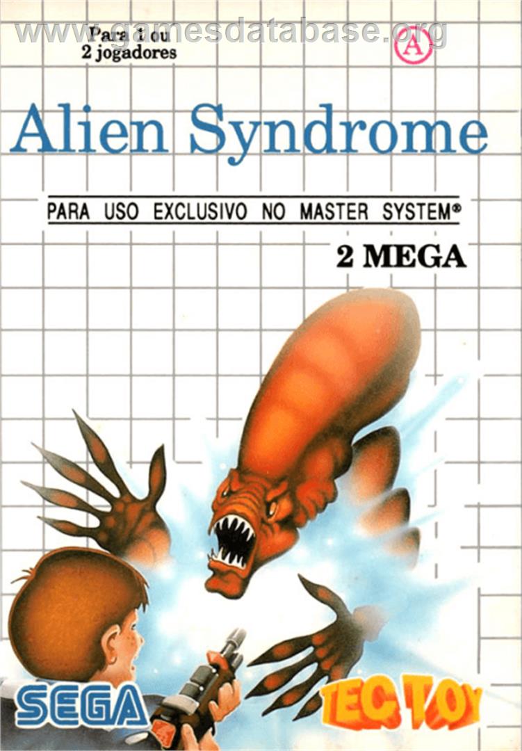 Alien Syndrome - Sega Master System - Artwork - Box