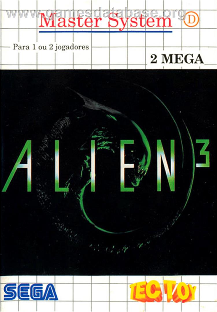 Alien³ - Sega Master System - Artwork - Box