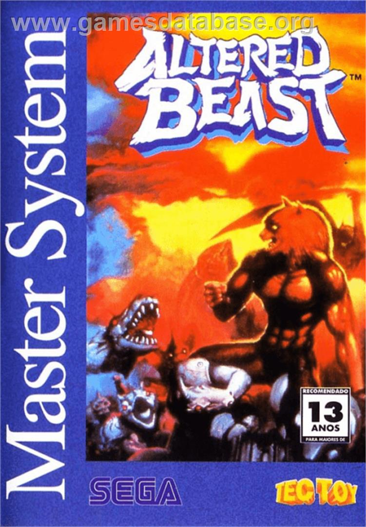 Altered Beast - Sega Master System - Artwork - Box