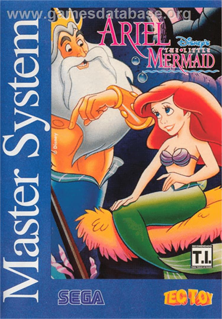 Ariel the Little Mermaid - Sega Master System - Artwork - Box