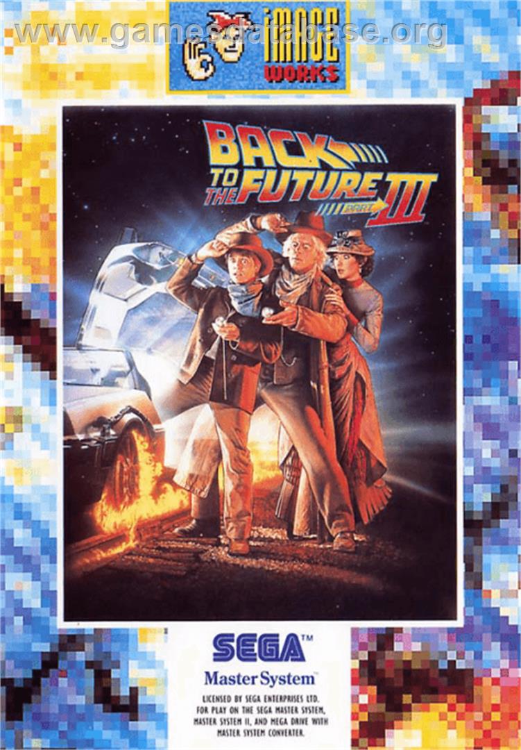 Back to the Future 3 - Sega Master System - Artwork - Box