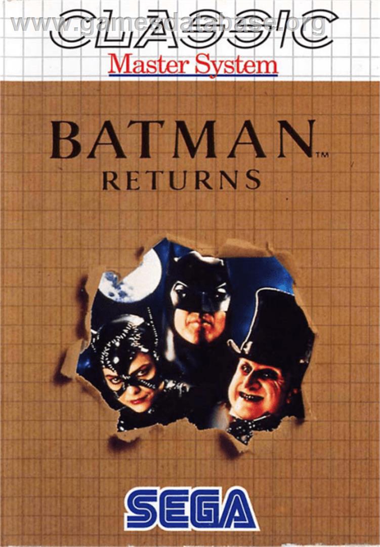 Batman Returns - Sega Master System - Artwork - Box