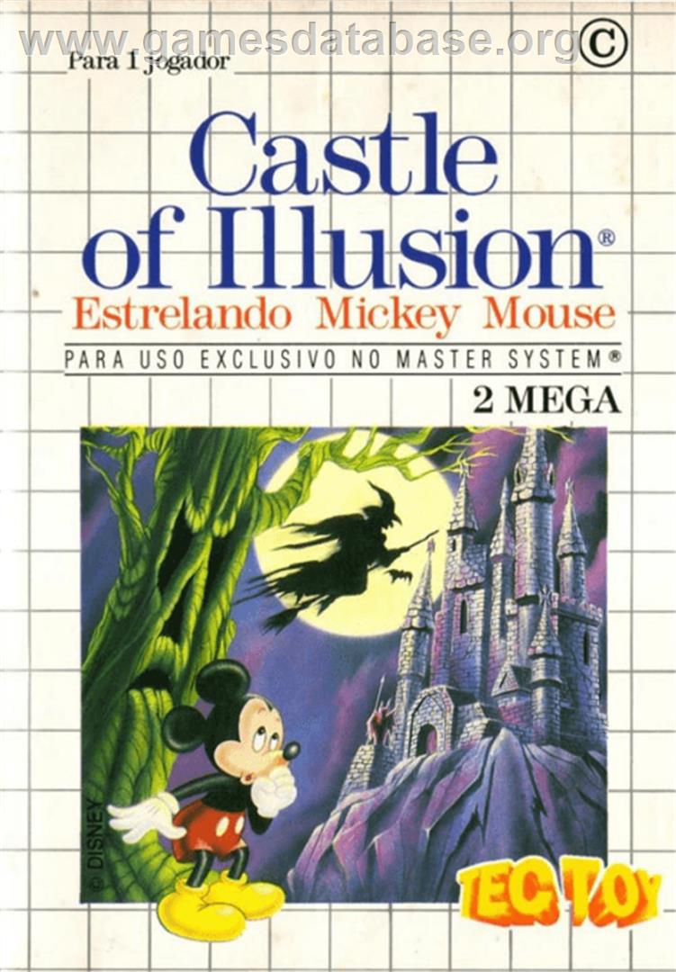 Castle of Illusion starring Mickey Mouse - Sega Master System - Artwork - Box