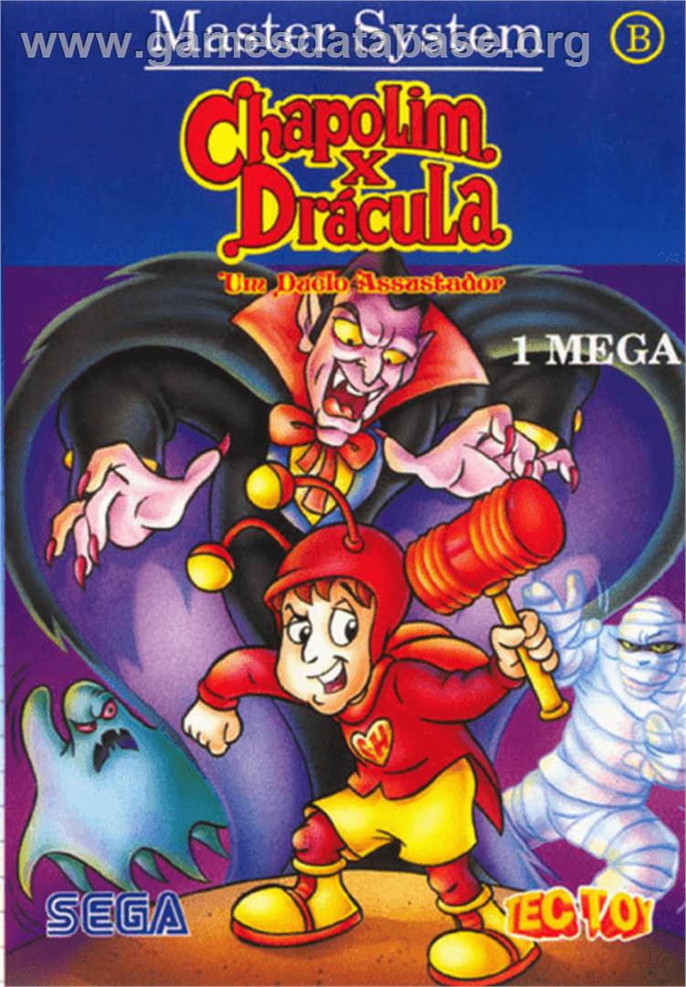 Chapolim x Drácula: Um Duelo Assustador - Sega Master System - Artwork - Box