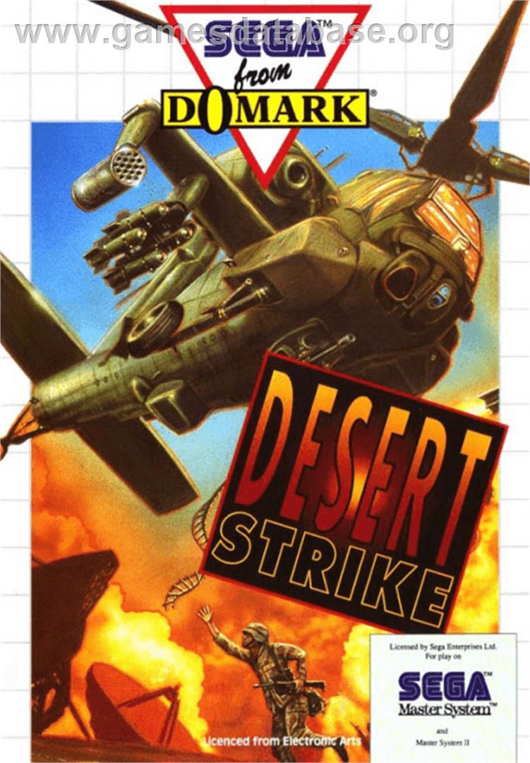 Desert Strike: Return to the Gulf - Sega Master System - Artwork - Box