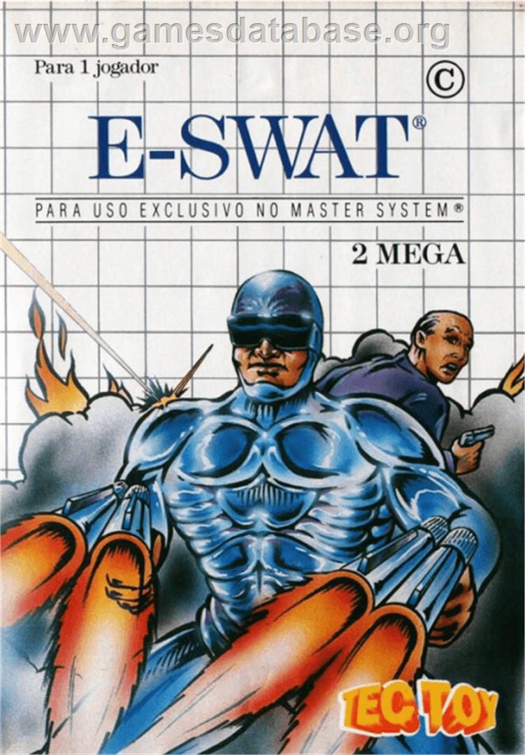 E-SWAT: City Under Siege - Sega Master System - Artwork - Box