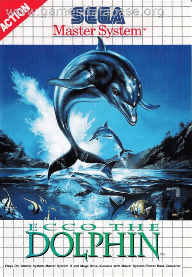 Ecco the Dolphin - Sega Master System - Artwork - Box