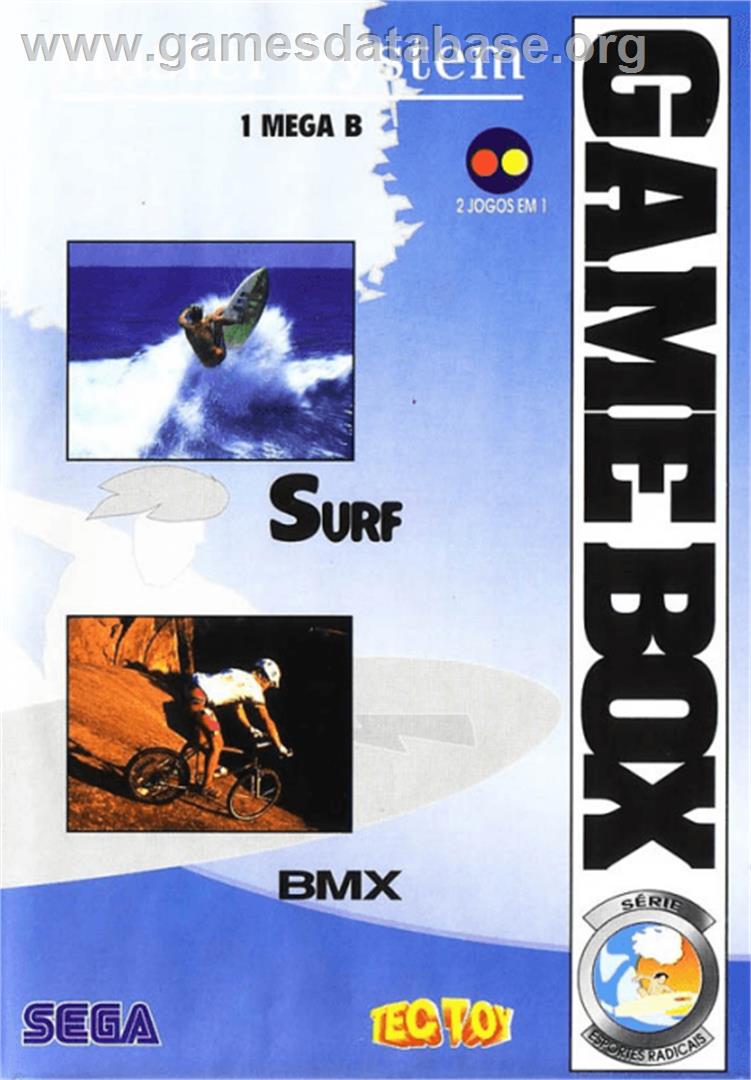 Game Box Série Esportes Radicais - Sega Master System - Artwork - Box