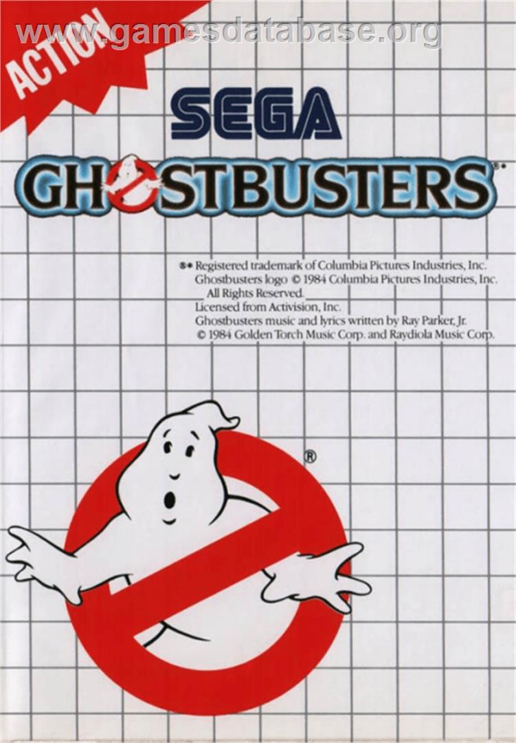 Ghostbusters - Sega Master System - Artwork - Box