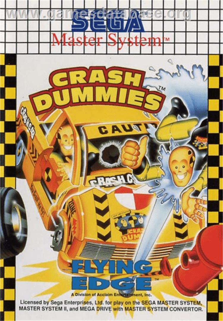 Incredible Crash Dummies - Sega Master System - Artwork - Box