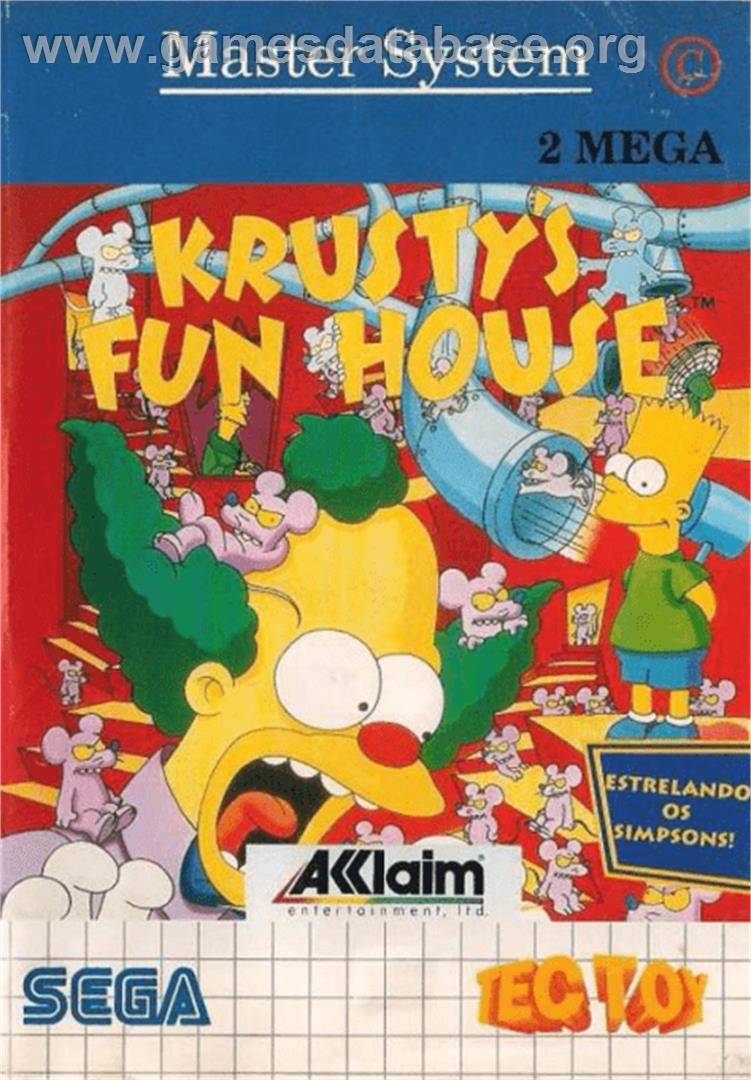 Krusty's Fun House - Sega Master System - Artwork - Box