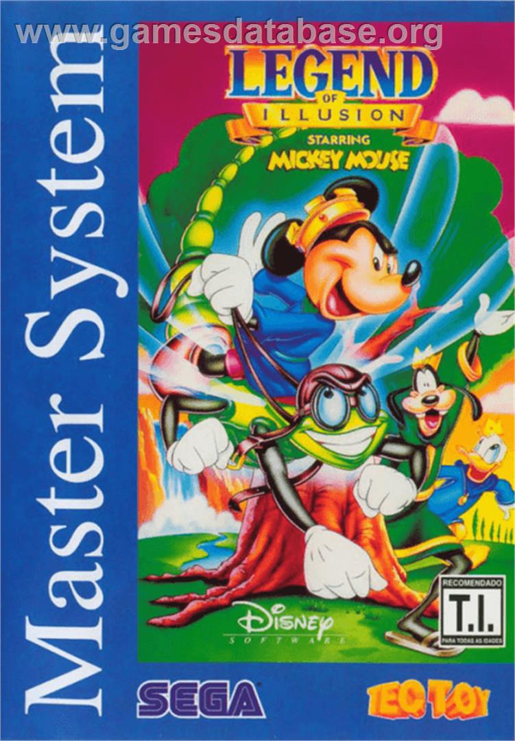 Legend of Illusion starring Mickey Mouse - Sega Master System - Artwork - Box