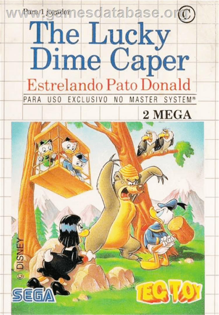 Lucky Dime Caper starring Donald Duck - Sega Master System - Artwork - Box