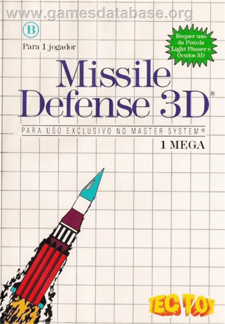 Missile Defense 3-D - Sega Master System - Artwork - Box