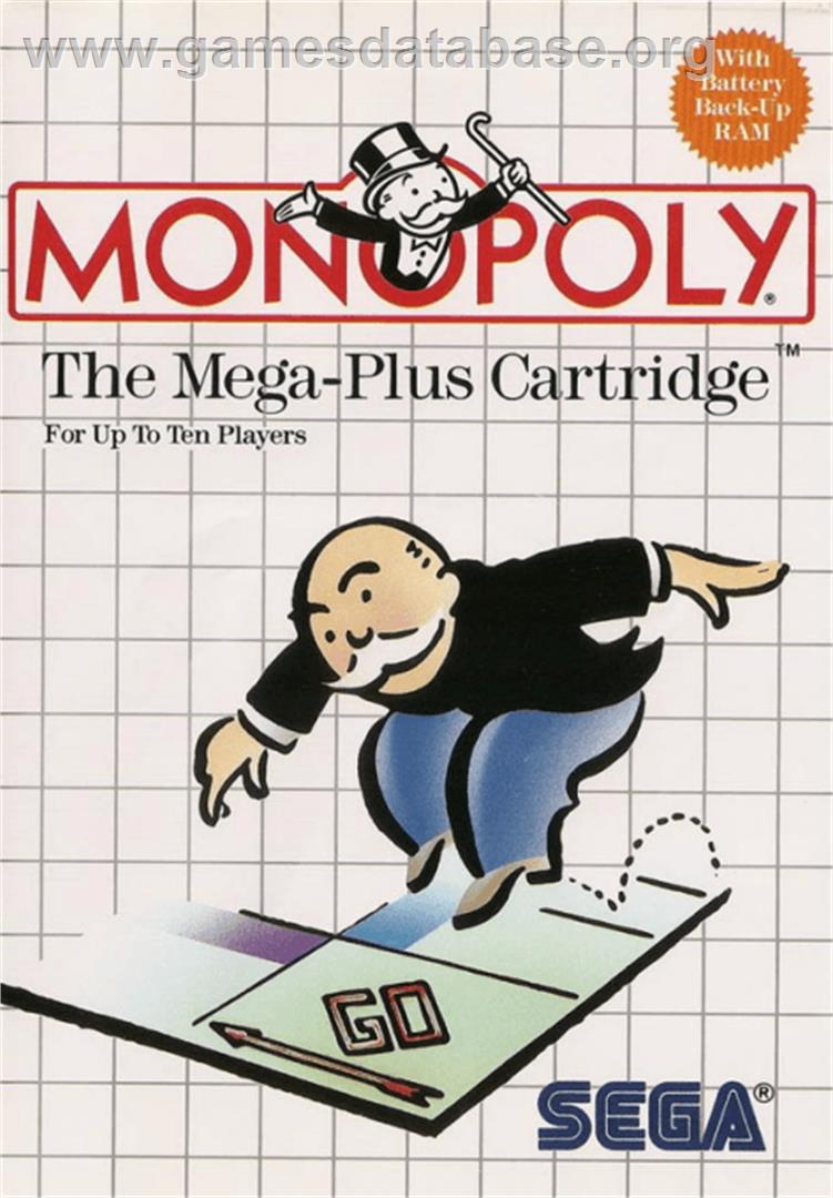 Monopoly - Sega Master System - Artwork - Box
