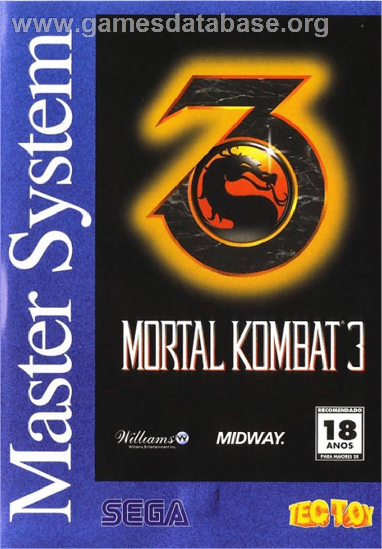 Mortal Kombat 3 - Sega Master System - Artwork - Box