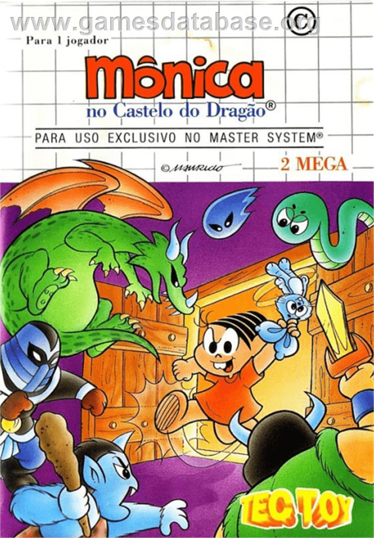 Mônica no Castelo do Dragão - Sega Master System - Artwork - Box