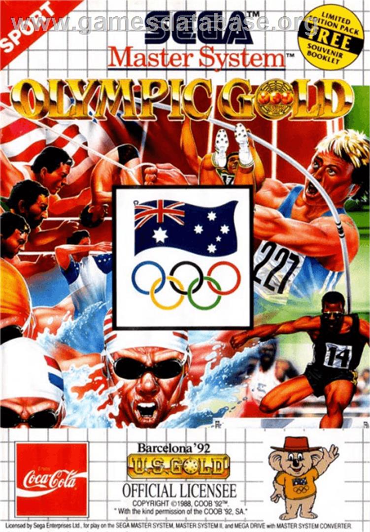Olympic Gold: Barcelona '92 - Sega Master System - Artwork - Box