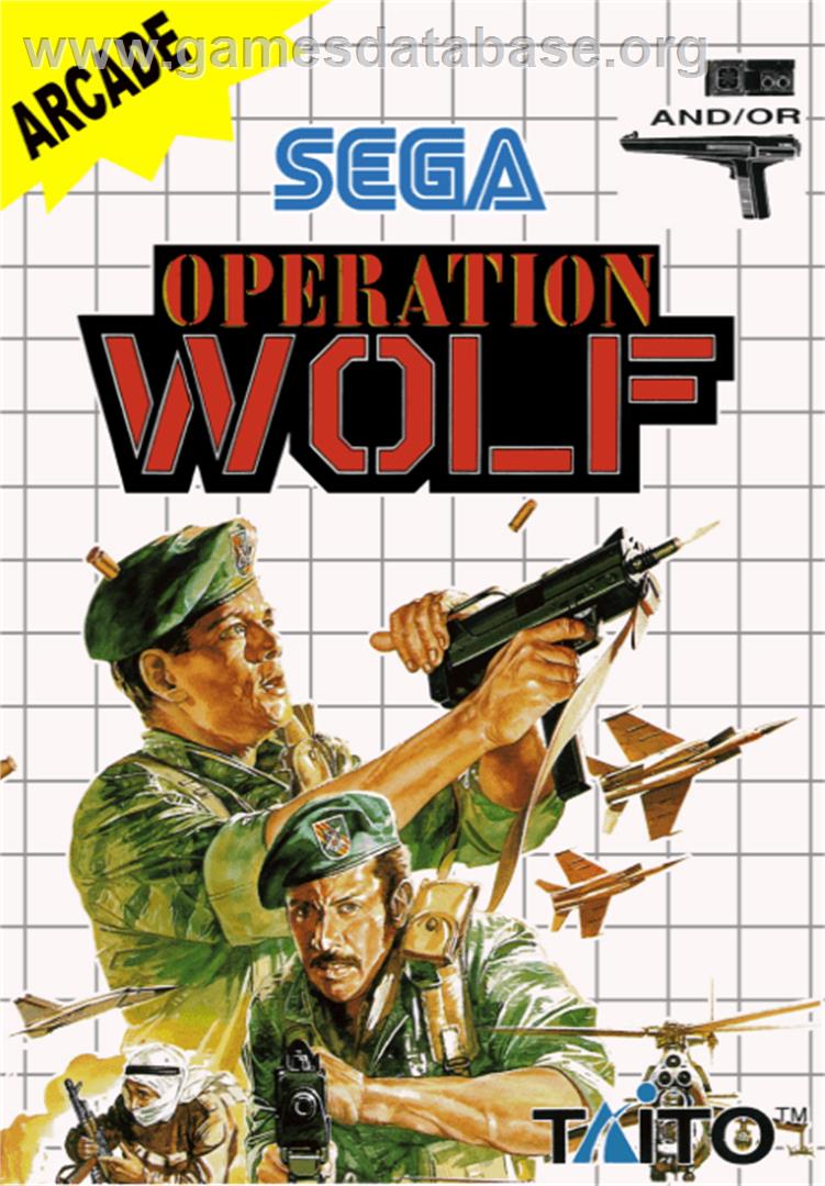 Operation Wolf - Sega Master System - Artwork - Box