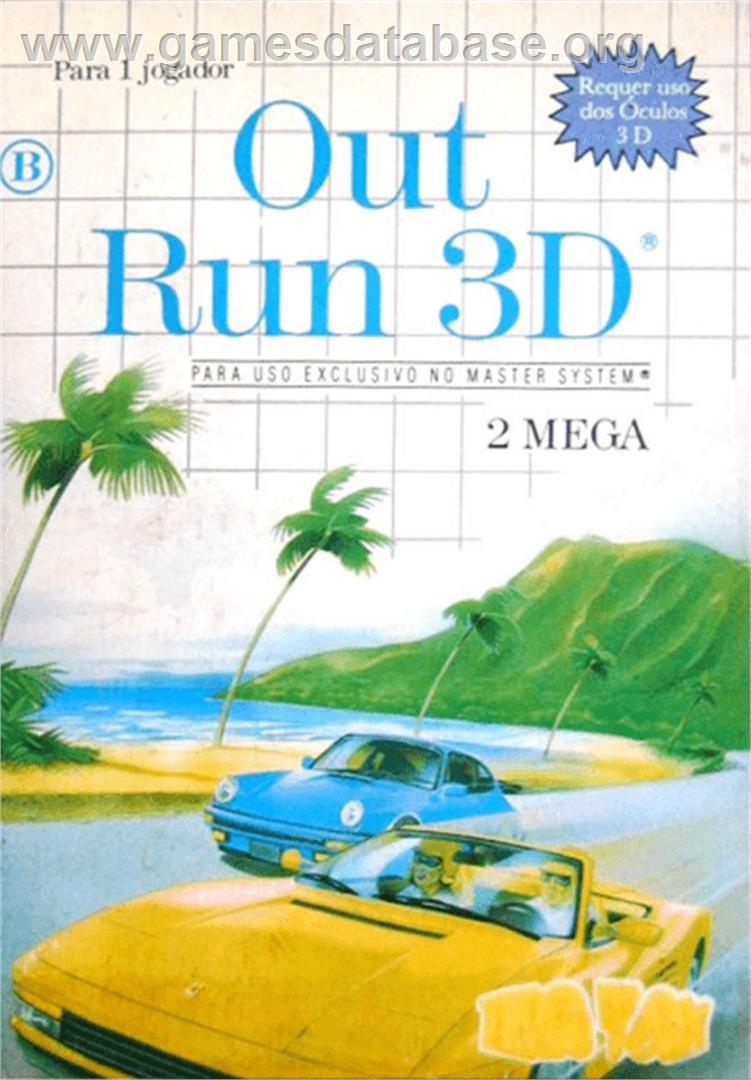 Out Run 3-D - Sega Master System - Artwork - Box