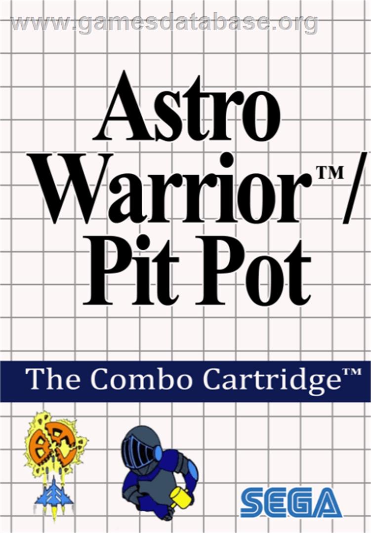 Pit Pot & Astro Warrior: The Combo Cartridge - Sega Master System - Artwork - Box