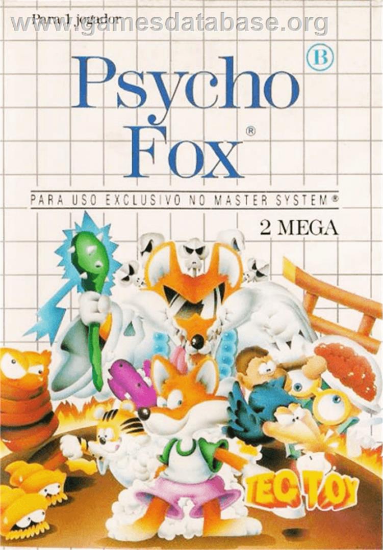 Psycho Fox - Sega Master System - Artwork - Box