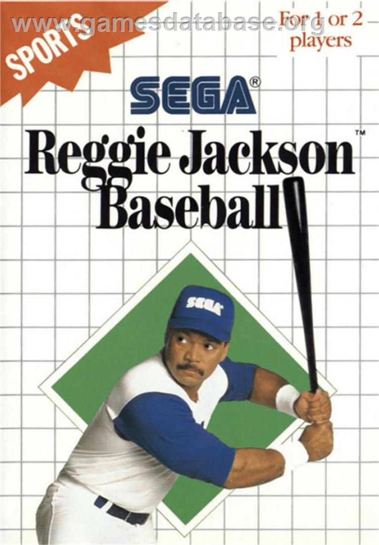 Reggie Jackson Baseball - Sega Master System - Artwork - Box