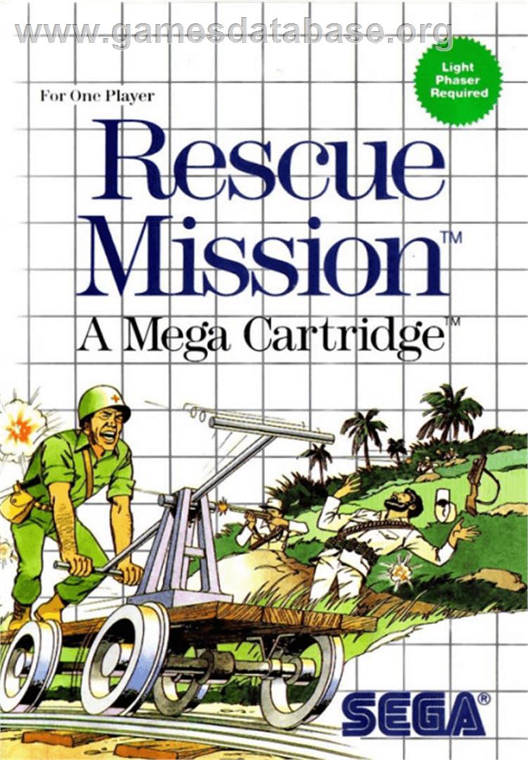 Rescue Mission - Sega Master System - Artwork - Box