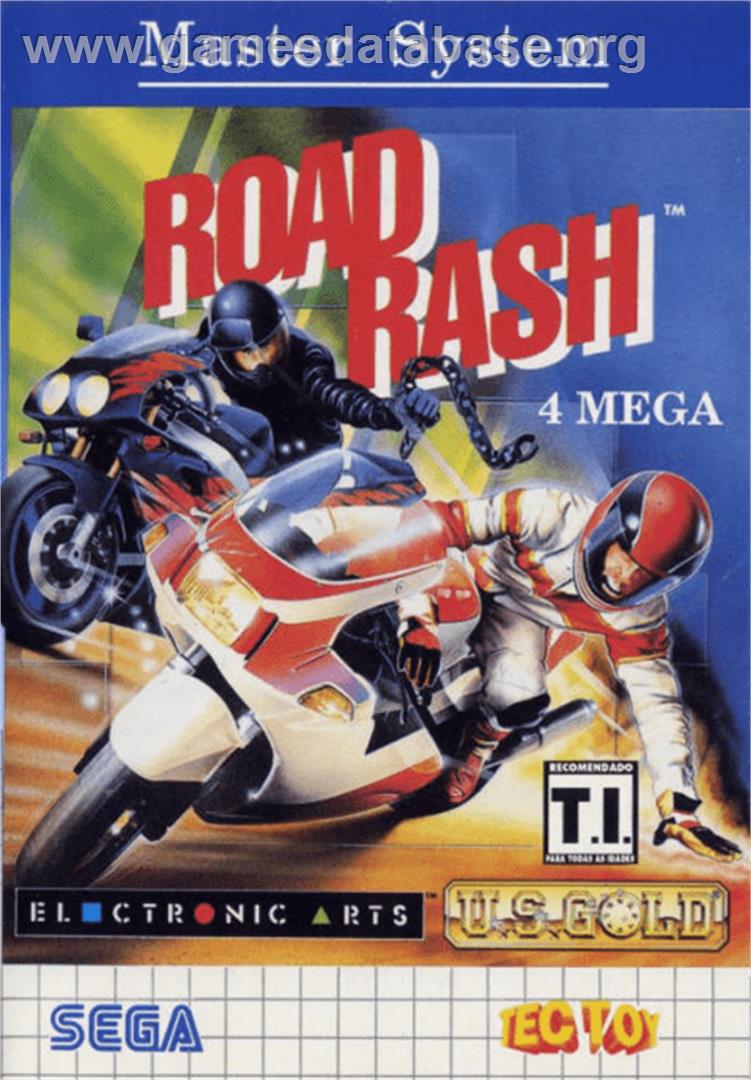 Road Rash - Sega Master System - Artwork - Box