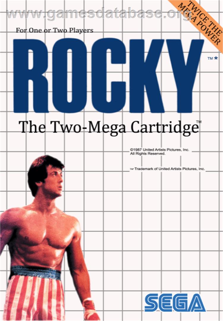 Rocky - Sega Master System - Artwork - Box