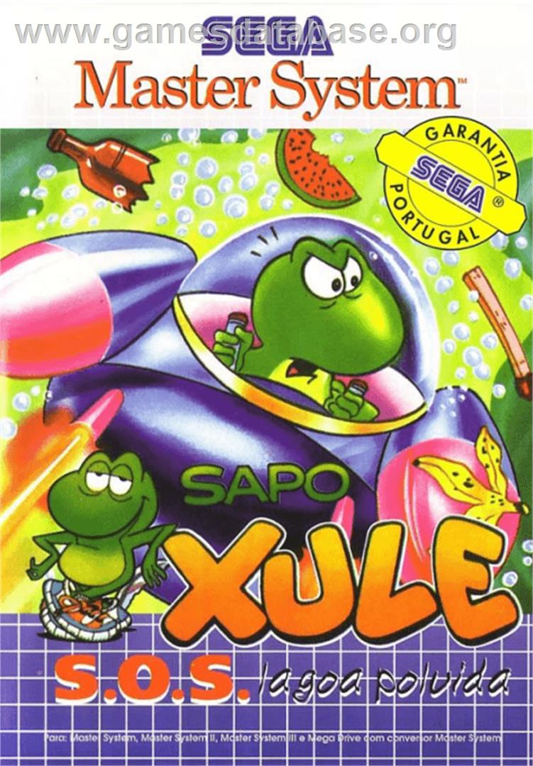 Sapo Xulé: S.O.S. Lagoa Poluída - Sega Master System - Artwork - Box