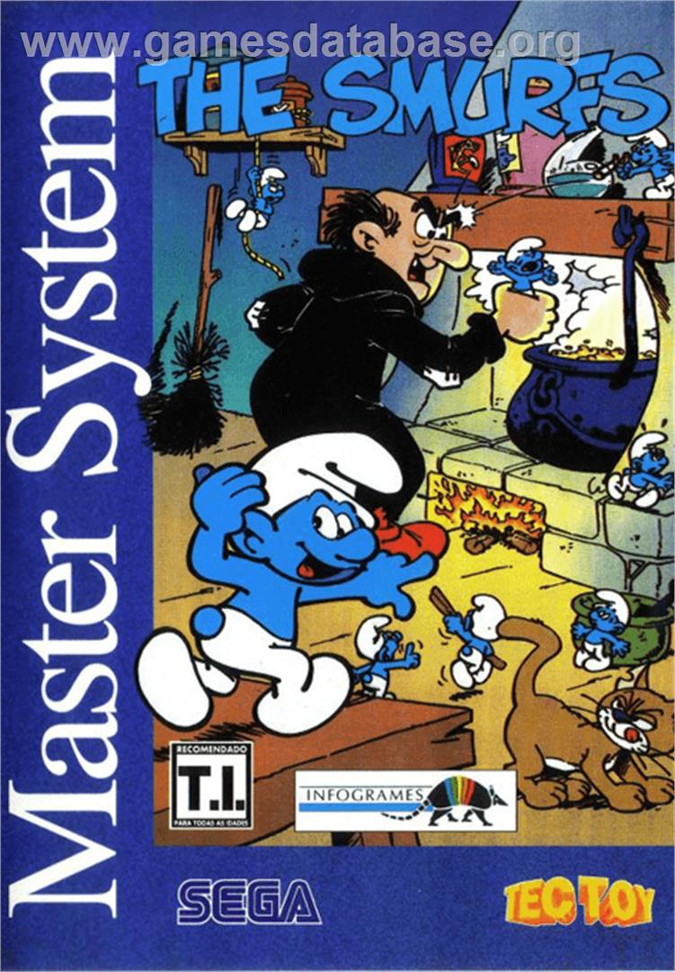 Smurfs - Sega Master System - Artwork - Box