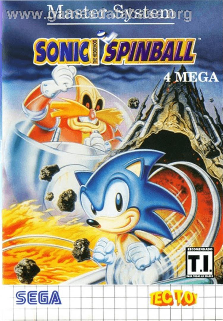 Sonic Spinball - Sega Master System - Artwork - Box
