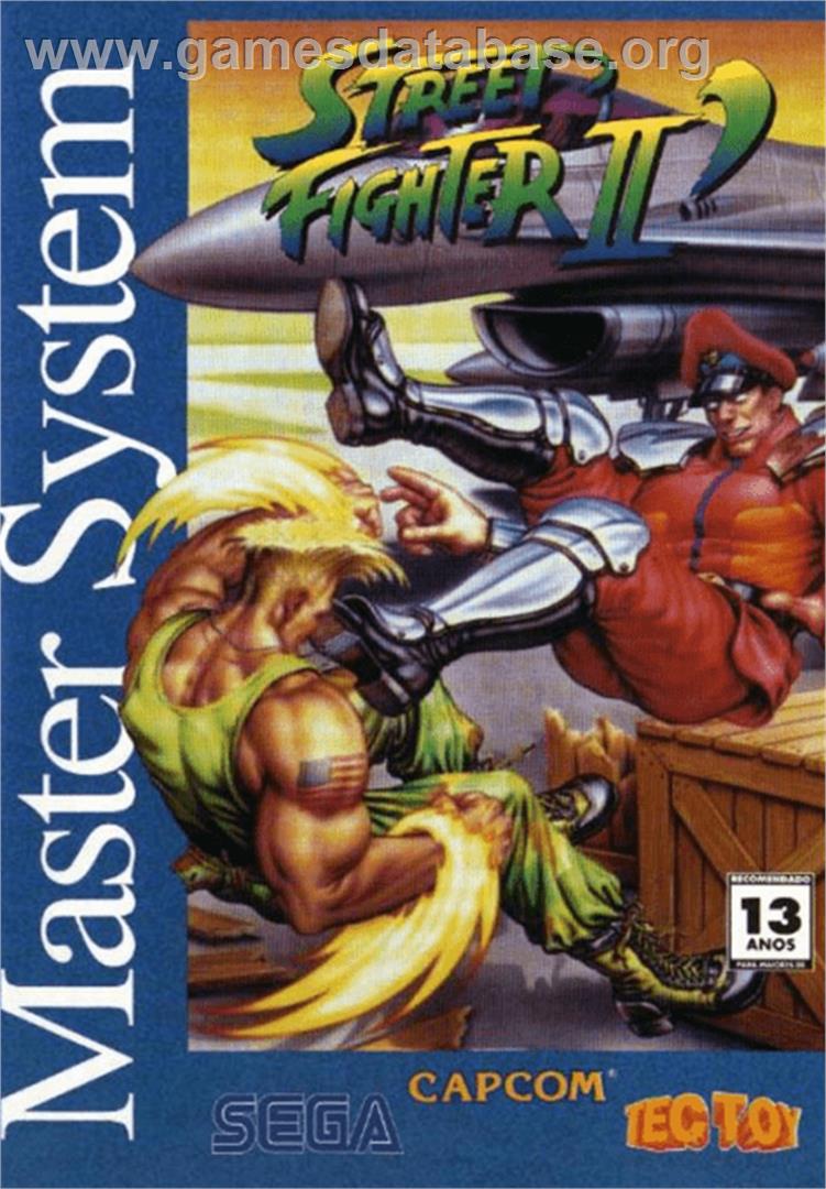 Street Fighter II' - Champion Edition - Sega Master System - Artwork - Box