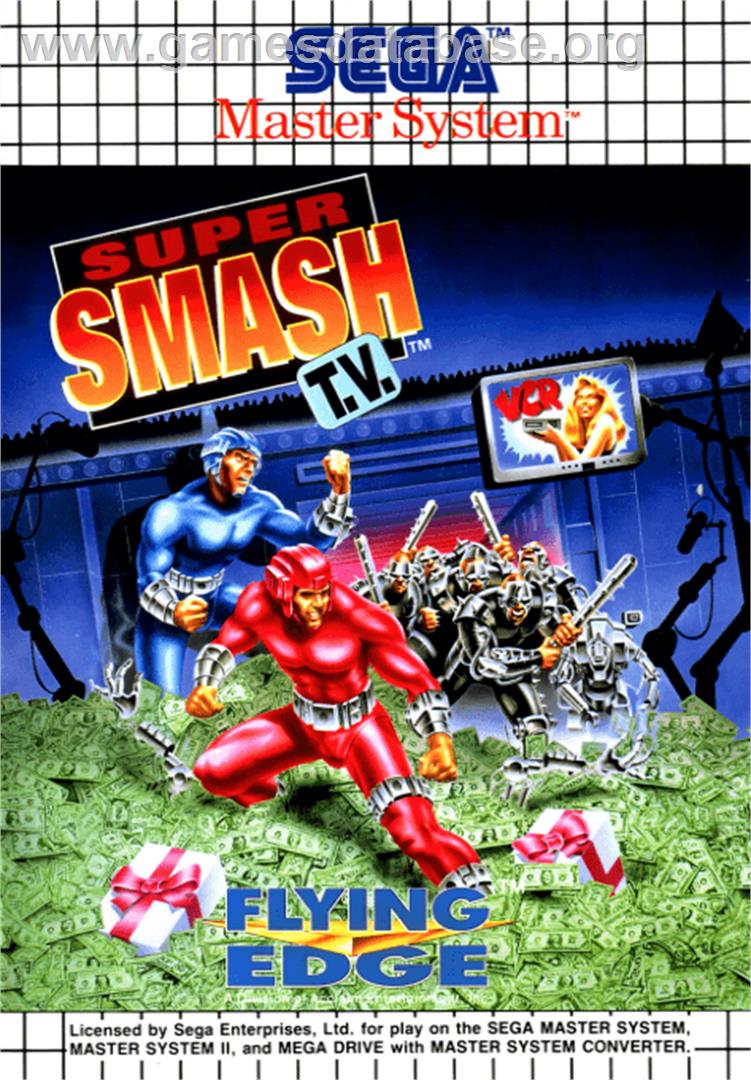 Super Smash T.V. - Sega Master System - Artwork - Box