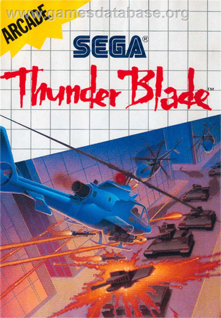 Thunder Blade - Sega Master System - Artwork - Box