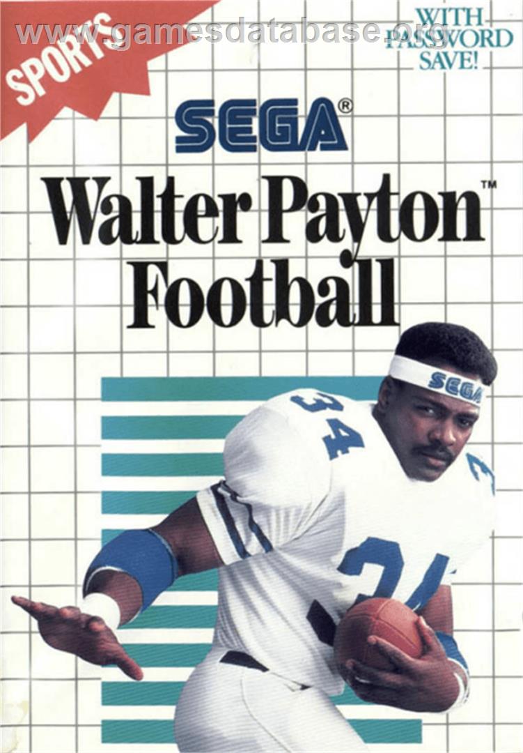 Walter Payton Football - Sega Master System - Artwork - Box