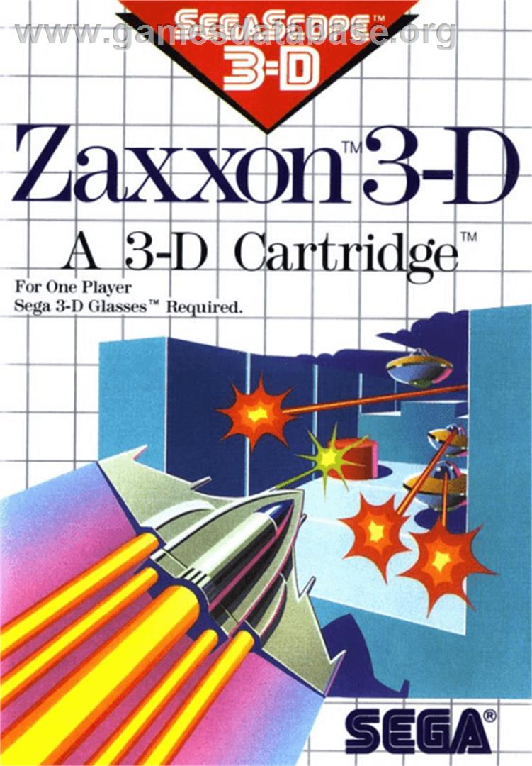 Zaxxon 3-D - Sega Master System - Artwork - Box