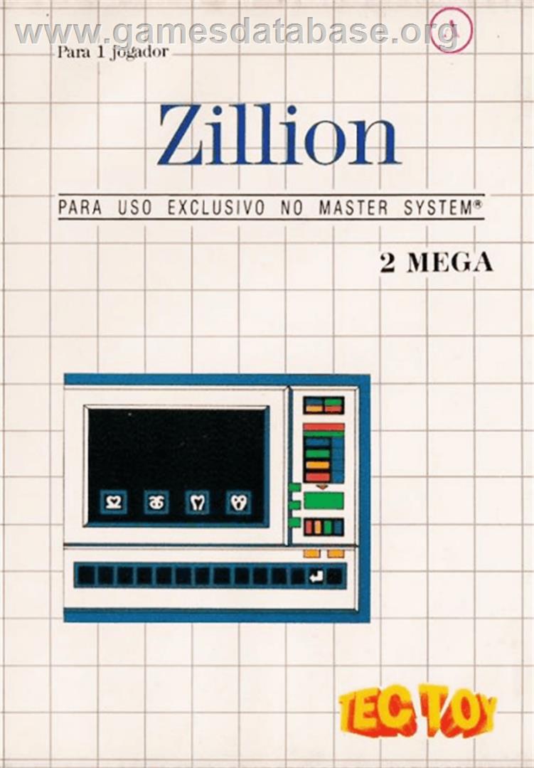 Zillion - Sega Master System - Artwork - Box