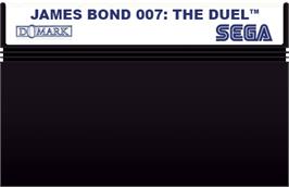 Cartridge artwork for 007: The Duel on the Sega Master System.